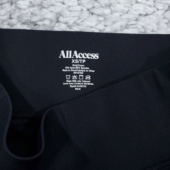 All Access Harmony Flare Leggings Crop Black AA202103 Women's Size XS High Rise - Picture 4 of 10
